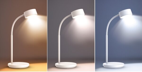 Solight WO3000-W - Lampada da tavolo LED dimmerabile LED/4,5W/5V 3000/4000/6500K bianco