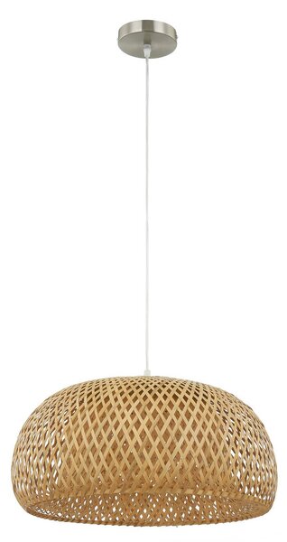 Lindby lampada a sospensione Jadwiga, Ø 45 cm, bambù, E27
