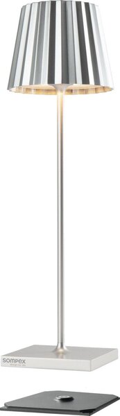 Lampada da tavolo SOMPEX Troll 2.0, altezza: 380 mm, argento