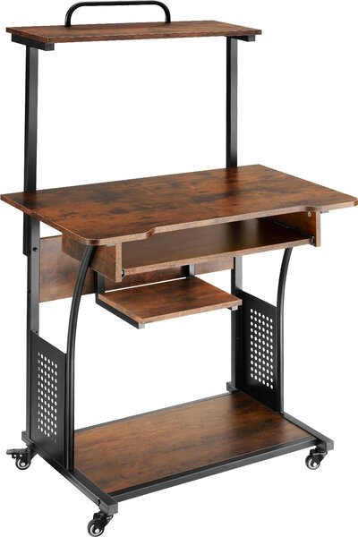 Scrivania tectake® Fife 80 x 65,5 x 130,5 cm
