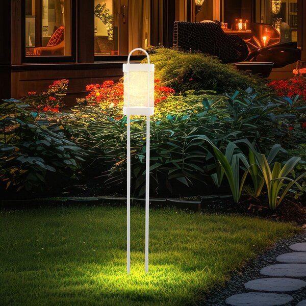 NOWA luce da esterno in metallo bianco, LED