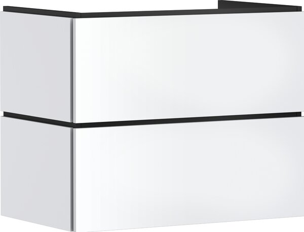 Hansgrohe Xilesa E Meuble sous-lavabo pour lavabos, 2 tiroirs PushOpen, 780x470x620mm, 54296700, 54296700