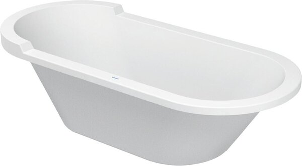 Vasca da bagno ovale Duravit STARCK 1800 x 800 mm, 2 schienali inclinati bianco