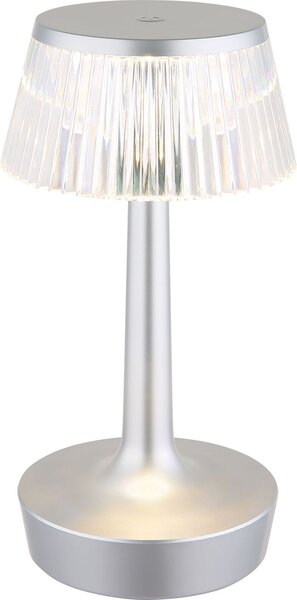 Lampada da tavolo senza fili con batteria ricaricabile touch dimmer Lampada da tavolo in cristallo dimmerabile 28079N