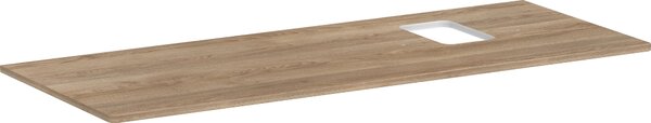 Hansgrohe Xelu Q Console avec découpe à droite, 1360x550, pour vasque à poser, avec trou pour robinet, 54124230, 54124230