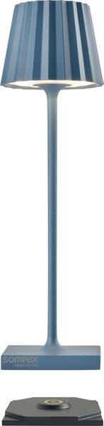 Lampada da tavolo SOMPEX Troll Nano, altezza: 210 mm, blu