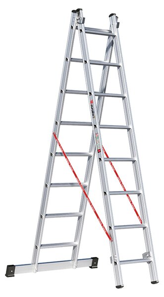 Euroline Premium 306 Scala multiuso con 2x8 pioli