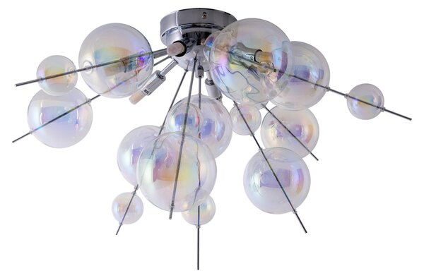Plafoniera Explosion G9 Ø57cm cromo