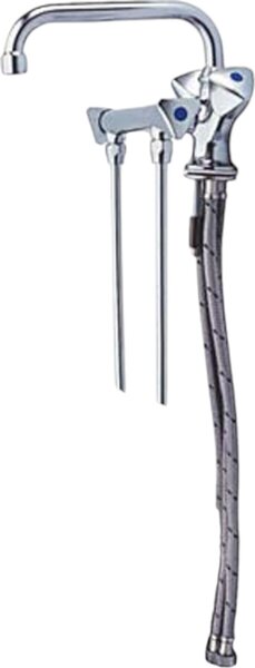 Rubinetto per lavello BieTal® Rubinetto miscelatore ad alta pressione 2 lavabi con sottolavello da 20 cm
