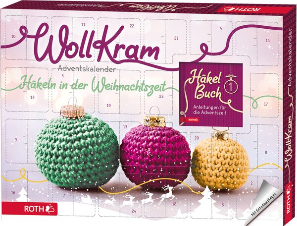 Calendario dell'Avvento in lana all'uncinetto ROTH