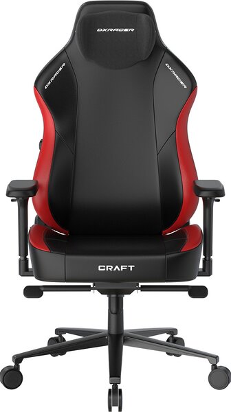 Sedia da gioco DXRacer, Craft Racer, Craft Series 2023, nero-rosso