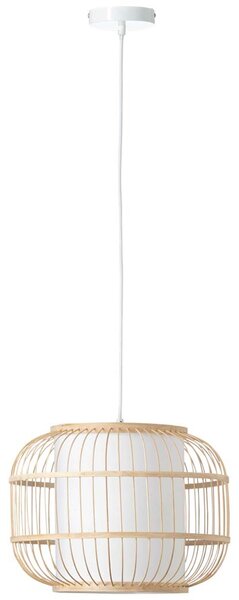 Lampada a sospensione Bones 40cm bianco/naturale