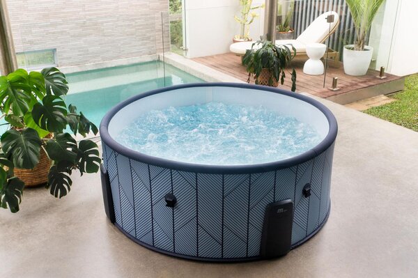 MSpa Whirlpool Verto TIDAL Eco 2026 inkl. WiFi / UVC / 3 Hydromassagedüsen / 138 Luftdüsen - 173 cm XL / Piscina coperta esterna - Ganzjährig
