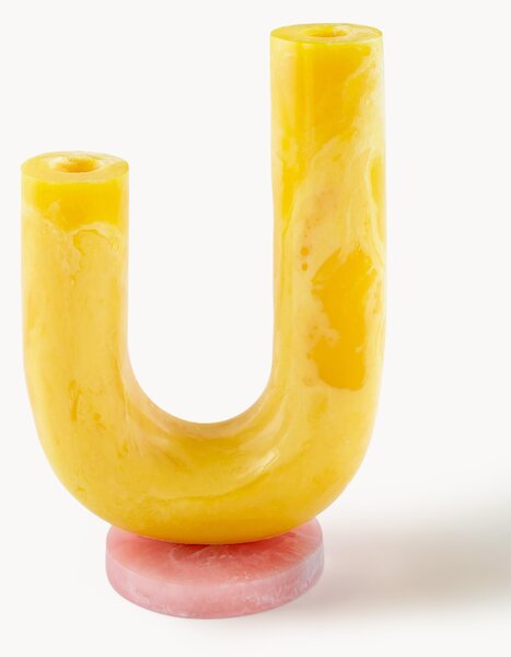 Vaso fatto a mano effetto marmo Como, alt. 20 cm