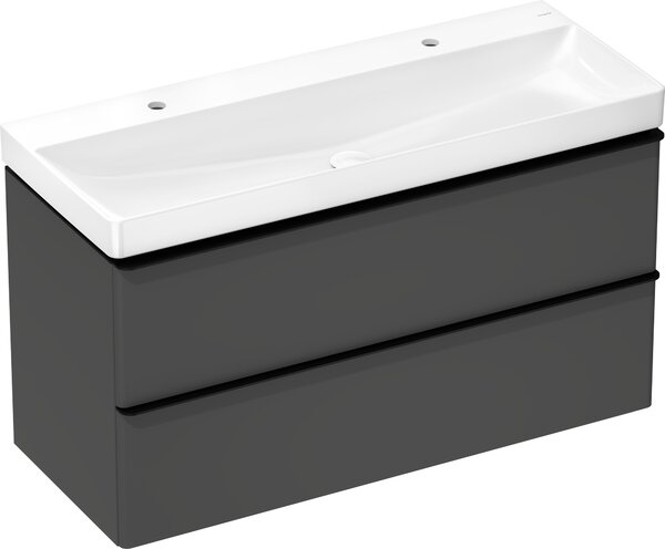 Hansgrohe Xelu Q lavabo, avec garniture d'écoulement, sans trop-plein, 1200x480mm, blanc, 61042450, 61042450