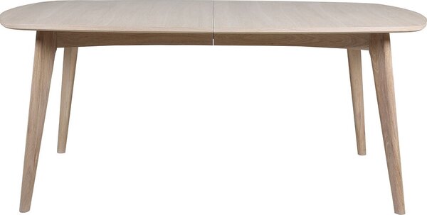 Tavolo da pranzo Marte 102x180cm predisposto per piani con inserti bianchi