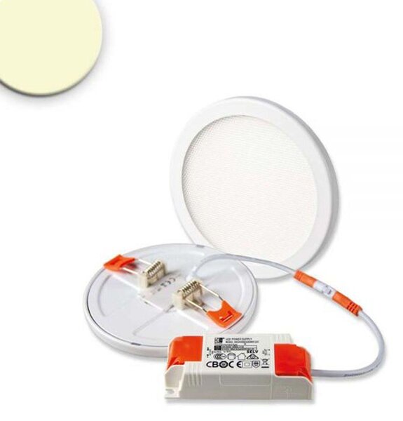 Faretto LED Flex 8 W, prisma, 120°, foro di montaggio 50-100 mm, bianco caldo