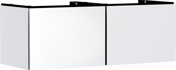Hansgrohe Xilesa E meuble sous lavabo, 2 tiroirs, pour console découpe au centre, 1375x550x500mm, 54268700, 54268700