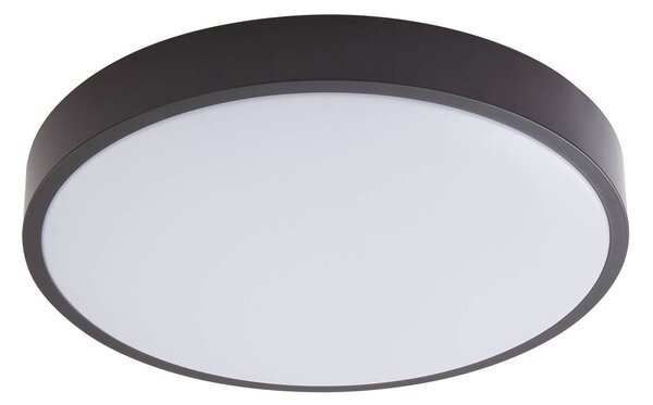 Lindby Plafoniera LED Medon, Ø 38 cm, nero, IP44, metallo