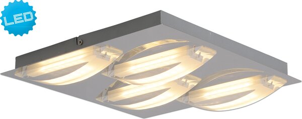 Näve - Plafoniera LED, Napoli, dimensioni: p: 15cm; h: 13cm; 1239842