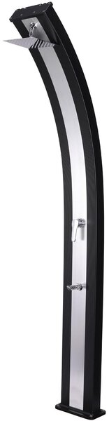 Doccia solare Steinbach Slim Line Duo nera