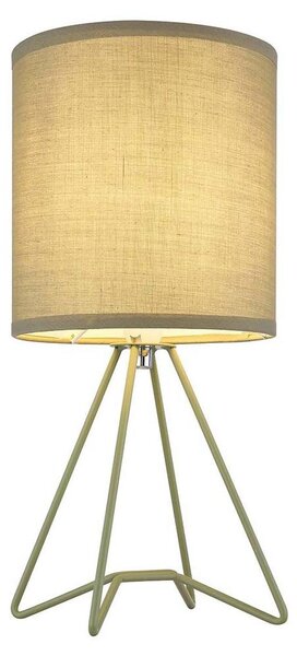 Lampada da tavolo, tessuto, verde chiaro, H 34,5 cm