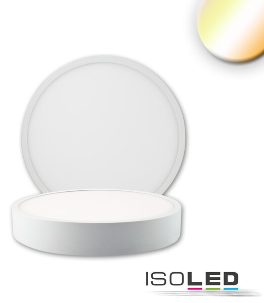 Plafoniera LED PRO bianca, 8W, rotonda, DN120, ColorSwitch 2700|3000|4000K, dimmerabile