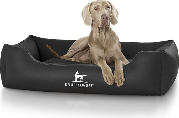 Letto per cani Sidney in ecopelle XL nero
