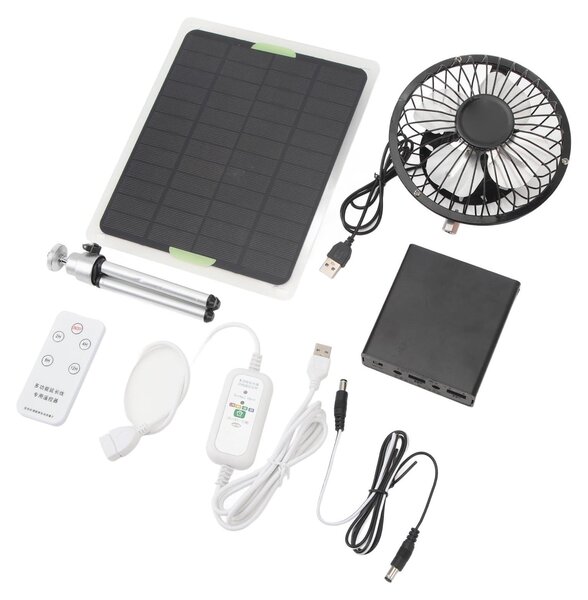 Ventilatore di aspirazione solare da 20 W, 2350 giri al minuto, diametro di 6 pollici