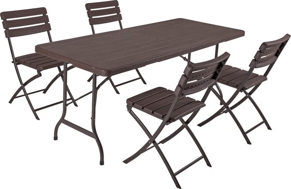 Gruppo tavolo TABORA 5 pz