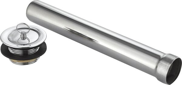 ZORRO Tubo di troppo pieno con tappo ZST 250 – Tubo di scarico 67x250 mm – Accessori per lavelli