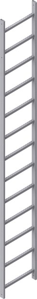 Hymer Scala in acciaio zincato, 13 pioli, lunghezza 3,64 m