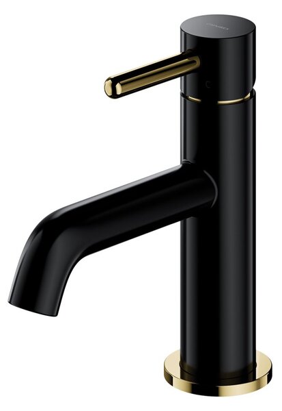 Omnires Y Y1210NBLGL Miscelatore per lavabo, nero-oro