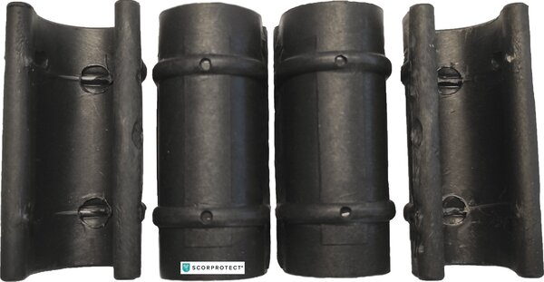 Scorprotect® film frame tube greenhouse clip set 12 pezzi