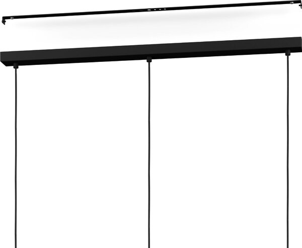 Eglo 43796 MANBY E27 tripla lampada a sospensione 900x200mm nero