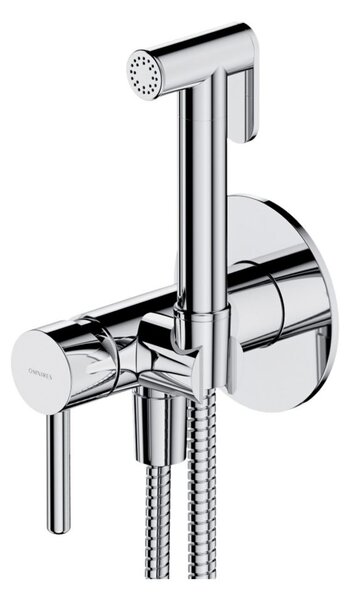 Omnires, sistema bidet da incasso, cromato, Sysybi2Cr