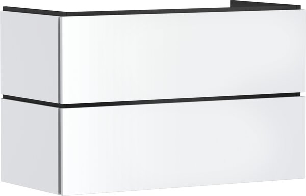 Hansgrohe Xilesa E Meuble sous-lavabo pour lavabos, 2 tiroirs PushOpen, 980x470x620mm, 54297700, 54297700