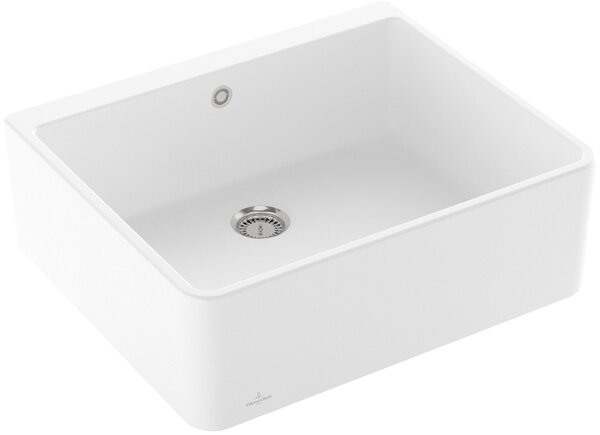 Villeroy & Boch VB lavello 60 X lavello monovasca 636001 595x500mm PietraBianco VetroceramicaPlus