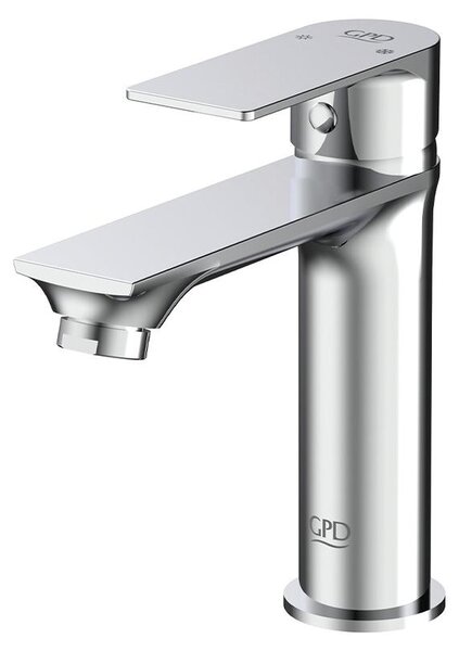 Miscelatore per lavabo cromato, rubinetteria da bagno in ottone MLB155