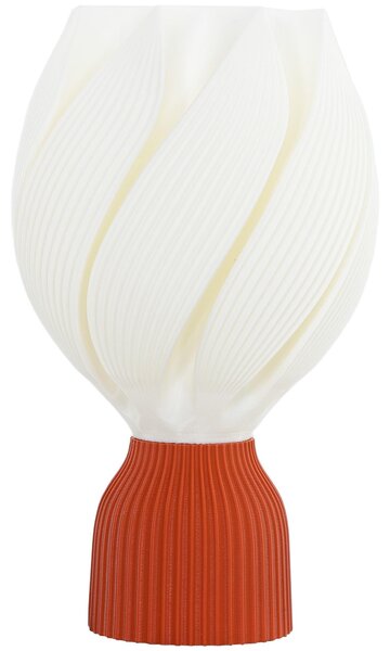 Lampada da tavolo HOMCOM, lampada da tavolo a LED con paralume stampato in 3D a forma di fiore