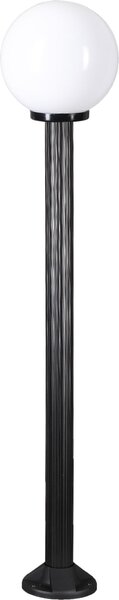 Lampada da sentiero lampada da esterno lampada da giardino globo opale 25cm Ø, altezza 125cm