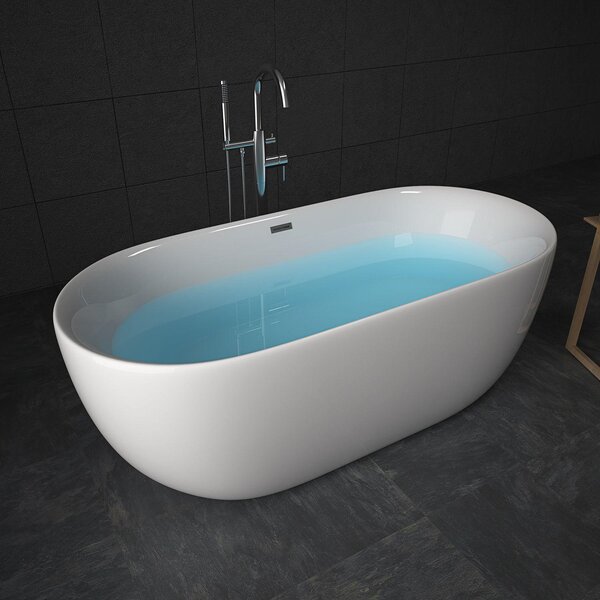 TroniTechnik Vasca da bagno freestanding in acrilico SIFNOS