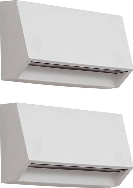 Lindby Lampada da parete per esterni a LED Appeso, larghezza 16 cm, set da 2 pezzi