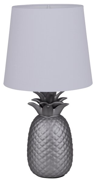 Lampada da tavolo Ananas E14 Ø23cm argento