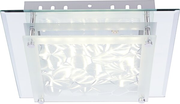 Lampada a sospensione Globo Algarve, finitura cromata, 1 LED; codice prodotto: 49303-12
