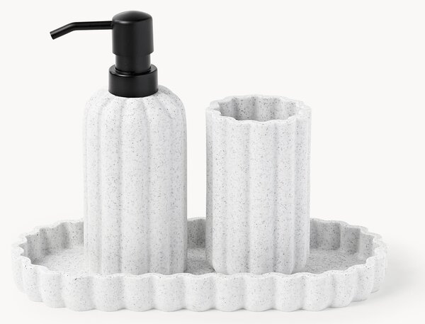Set di 3 accessori da bagno Giselle