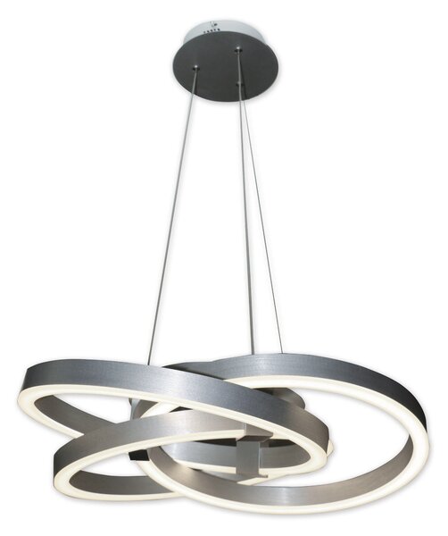 Lampada a sospensione Divora LED Ø58cm alluminio