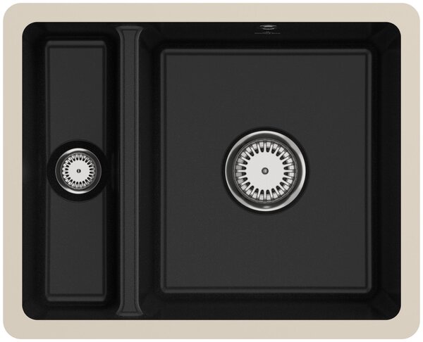 Villeroy & Boch Subway 60 - Lavello in Vetroceramica 55x44 cm, CeramicPlus, cromo 675801J0