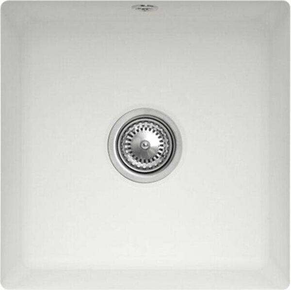 Lavello sottopiano V&B Subway 50 SU con scarico, eccentrico, vapore CeramicPlus