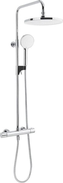 SAT Sistema doccia a pioggia con miscelatore termostatico soffione 25,4 cm, cromo
